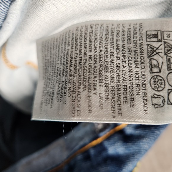 Levi's 550 Jeans Men's 46X30 Straight Relaxed Denim Blue Pre-Owned - Picture 11 of 16